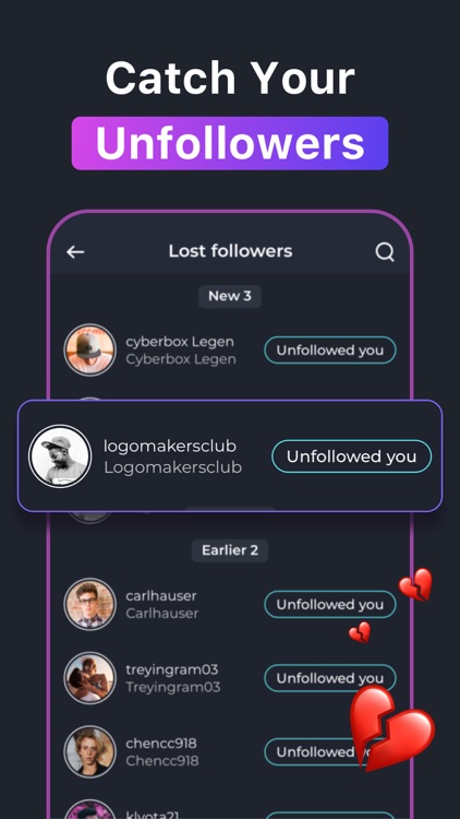 Reports: Followers Tracker+ screenshot-3