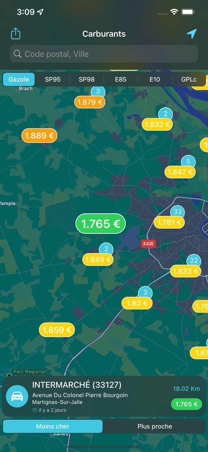Carburants - Prix de lessence
