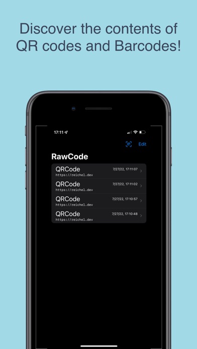 Barcode & QR Scanner - RawCode screenshot 1