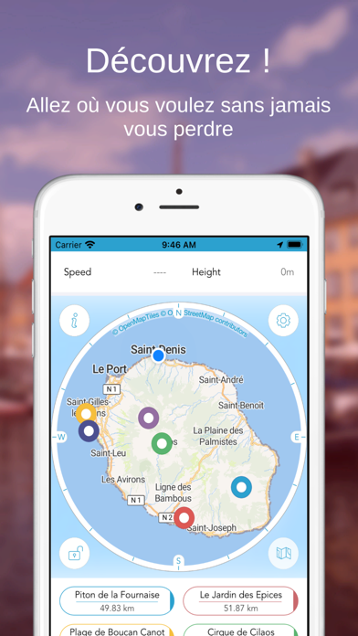 La Réunion : Carte Offline La Réunion : Carte Offline