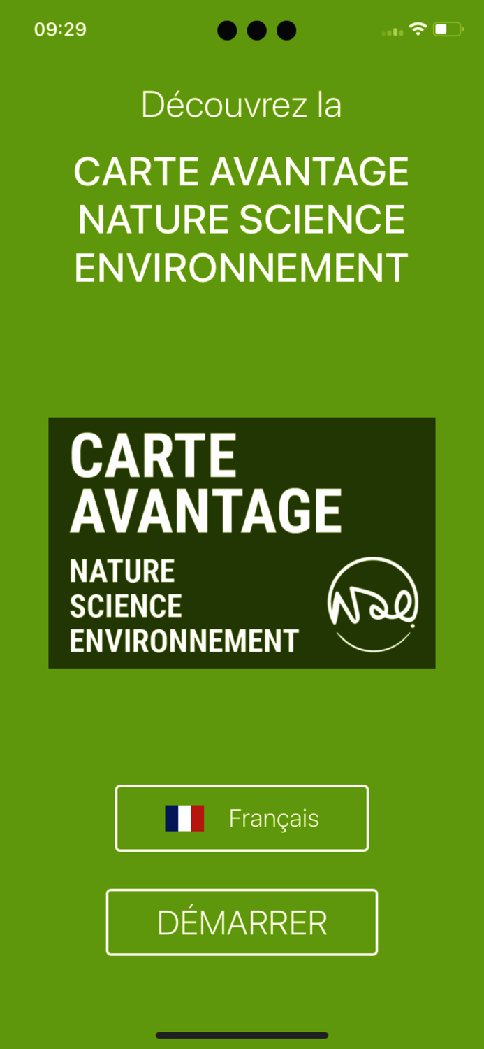 Carte Avantage NSE
