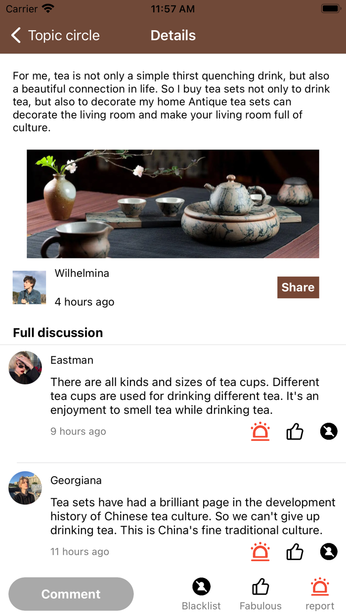 Retro Tea Set Pavilion