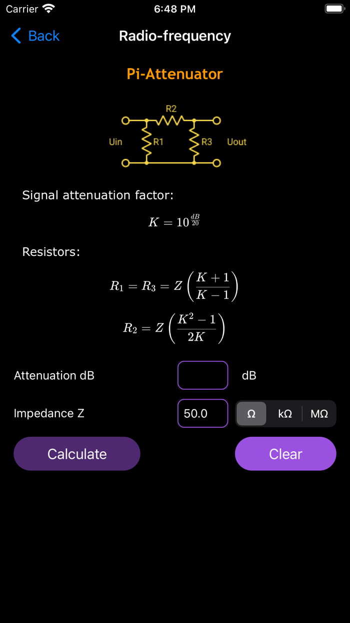 Electronic Circuits Calc Pro