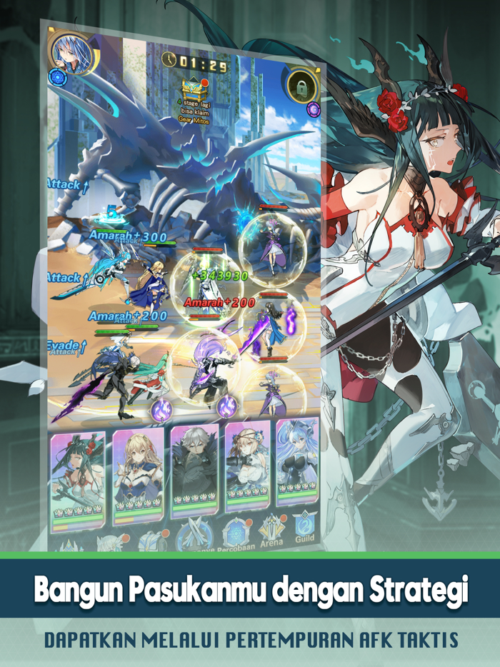 Girls Connect Idle RPG