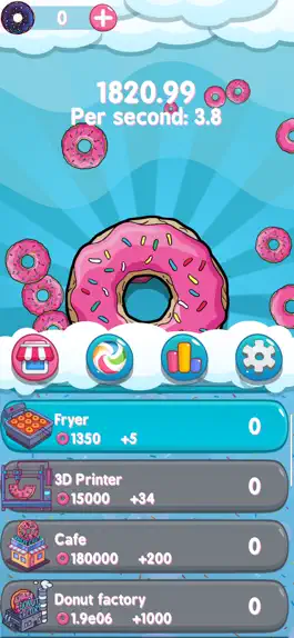 Game screenshot Cute Donut Clicker hack