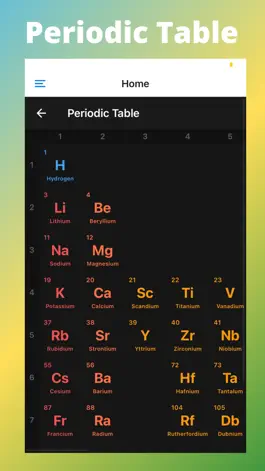 Game screenshot Periodic Table Quiz mod apk