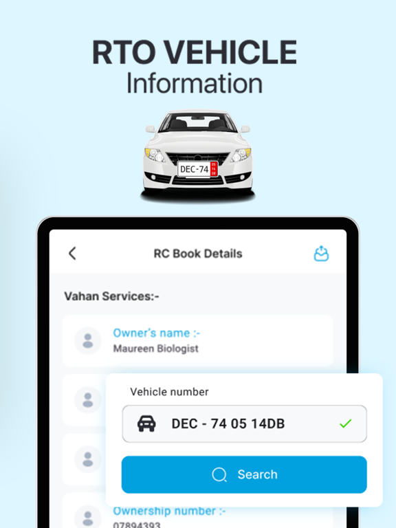 RTO Vehicle Informations screenshot 3