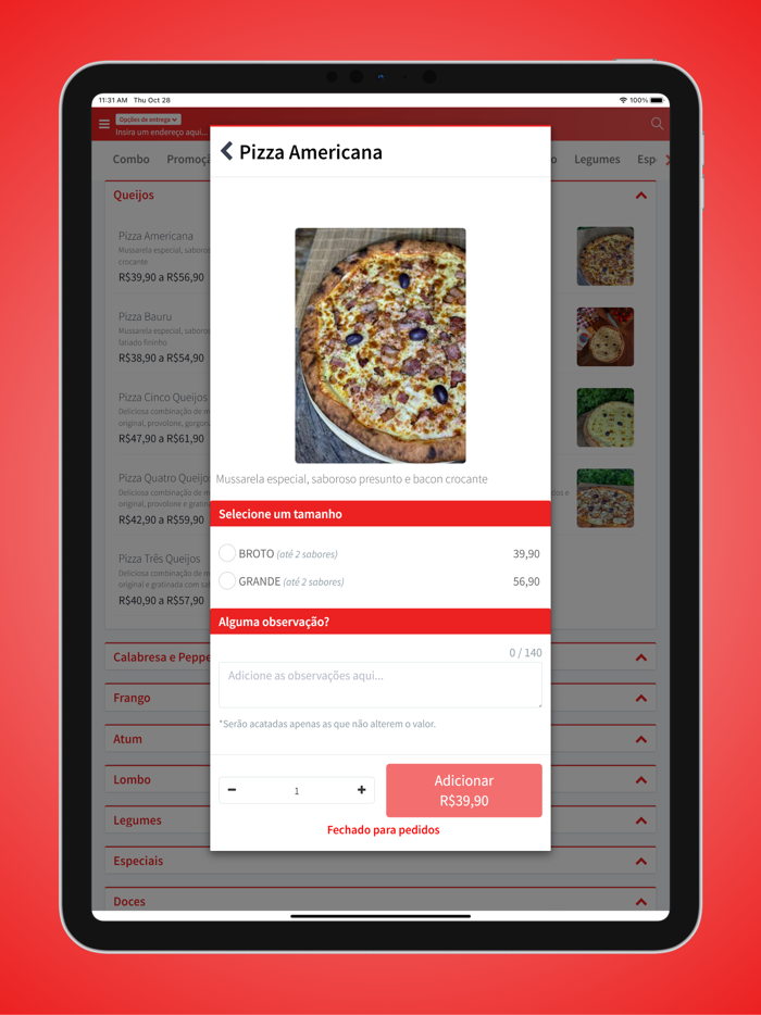 Grou Pizzas - Taboão