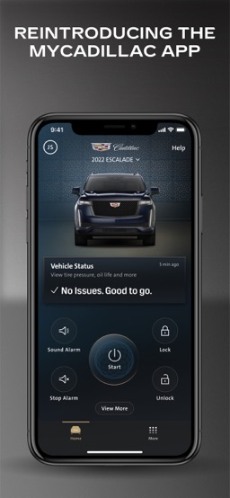 myCadillac app screenshot