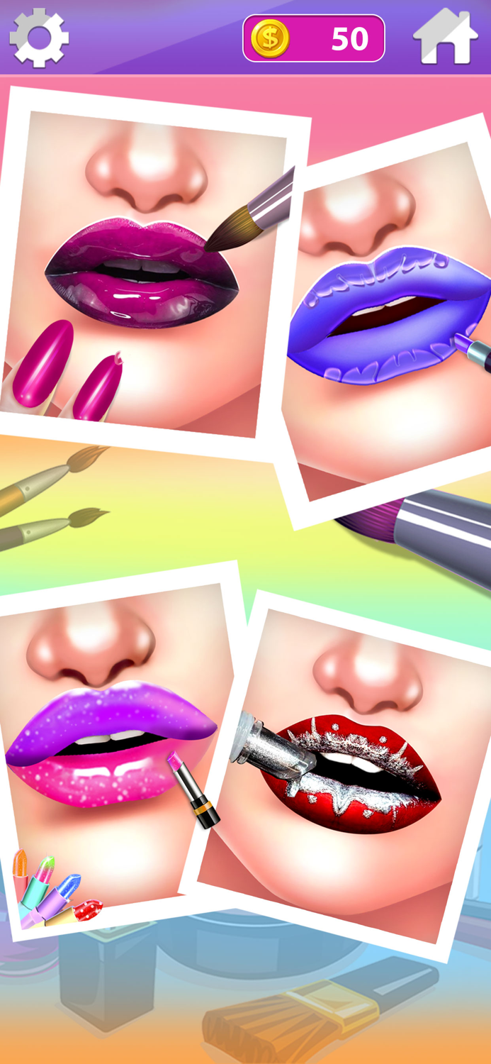 Lip Art Makeup Lipstick Games