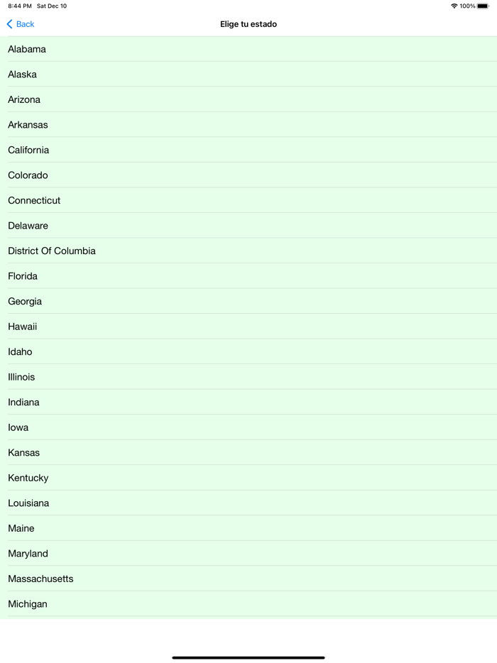 Examen del Conductor del 2022