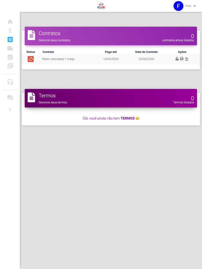 Central do Cliente Vip Online