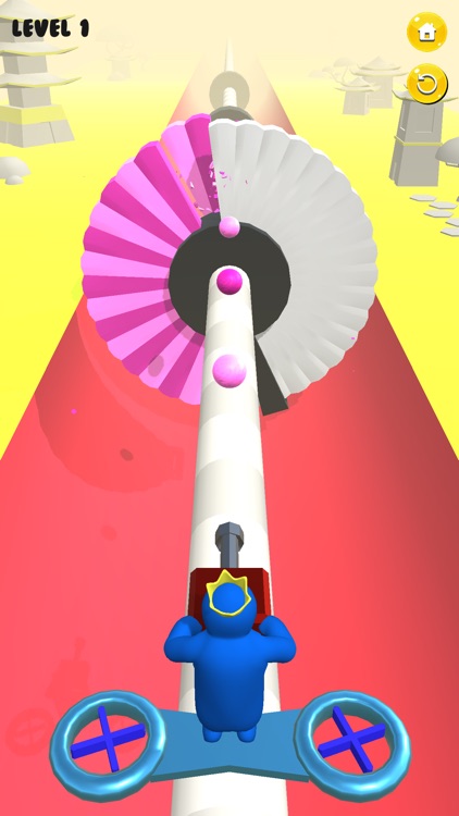 Blue rainbow Paintball 3D