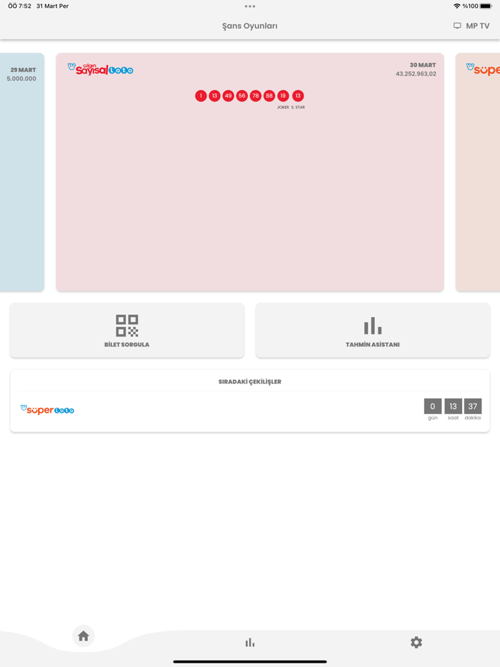 Şans Oyunları Sonuç ve Tahmin