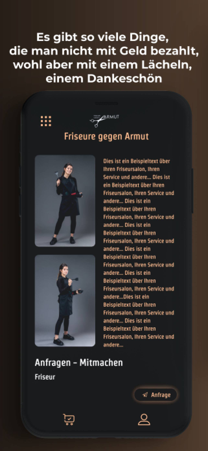 Friseure gegen Armut