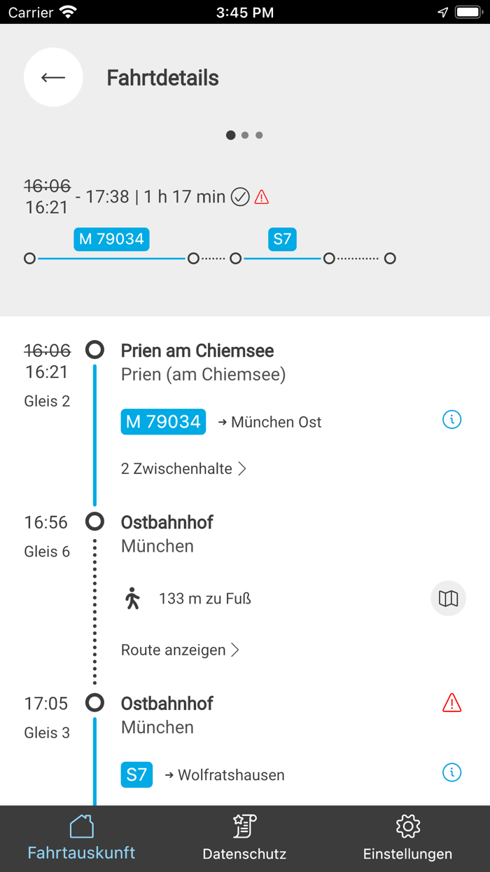 Next Bayern Fahrplan