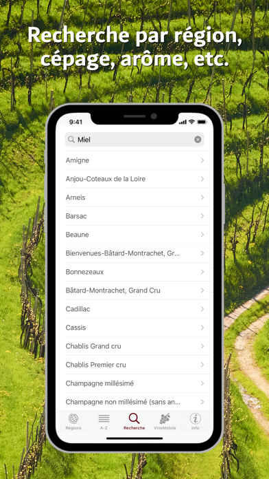 Profils de vins Profils de vins