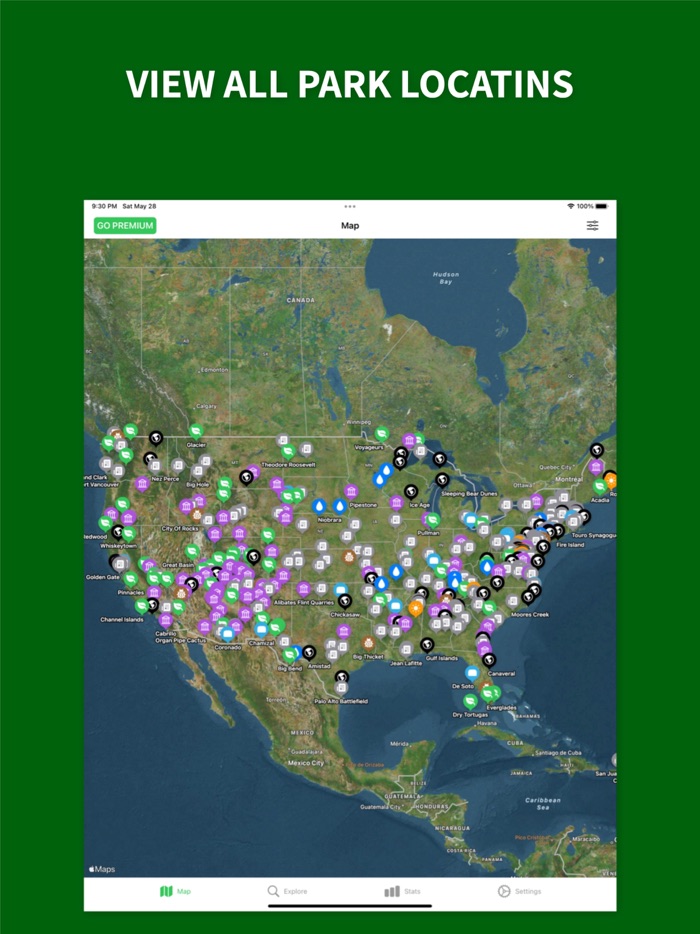 Park’d National Parks Tracker