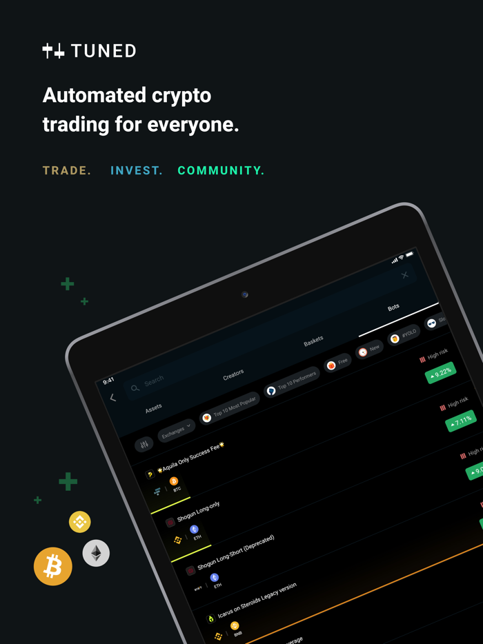 Tuned - Crypto Trading