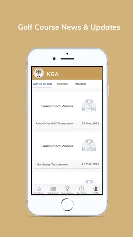 Game screenshot KGA Golf App apk