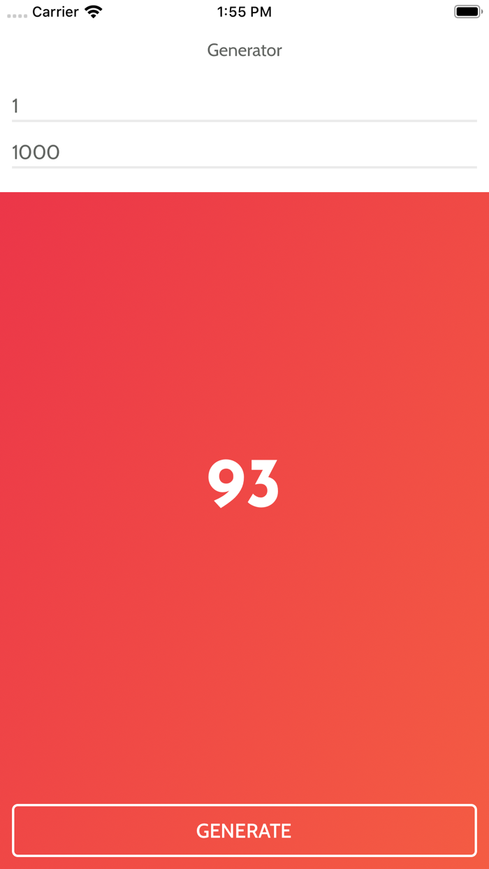 Quick Random Number Generator