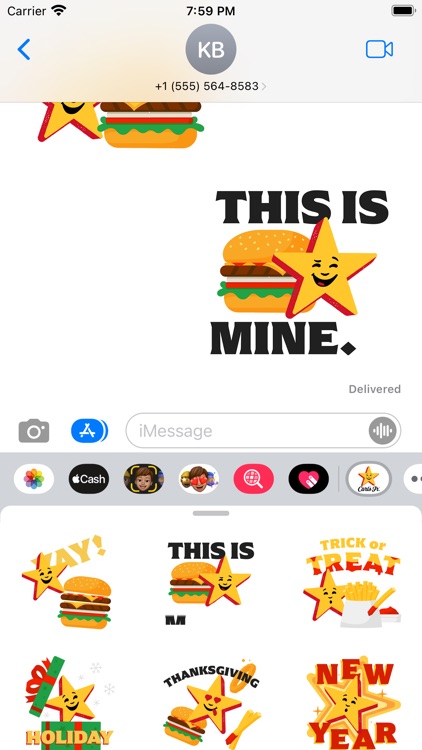 Carl's Jr. Stickers