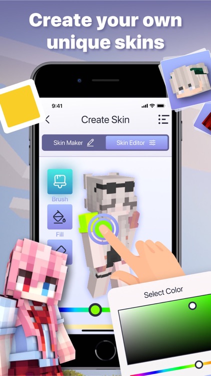 Girl Skins Maker for Minecraft screenshot-0