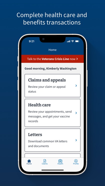 VA: Health and Benefits