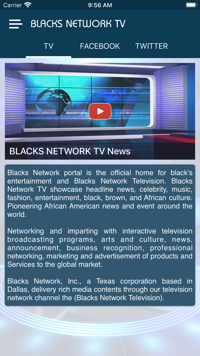 BLACKS NETWORK TV