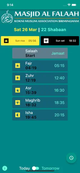 Game screenshot KMAB Salaah Timetable mod apk