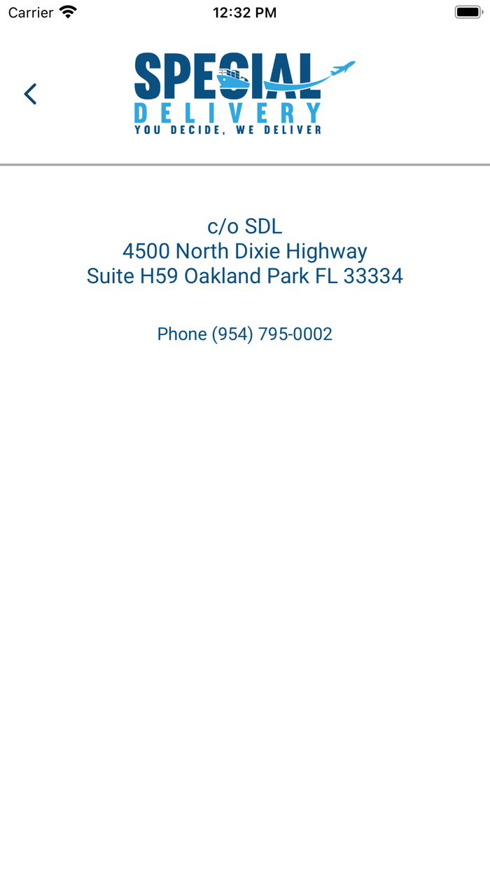 Special Delivery Customer