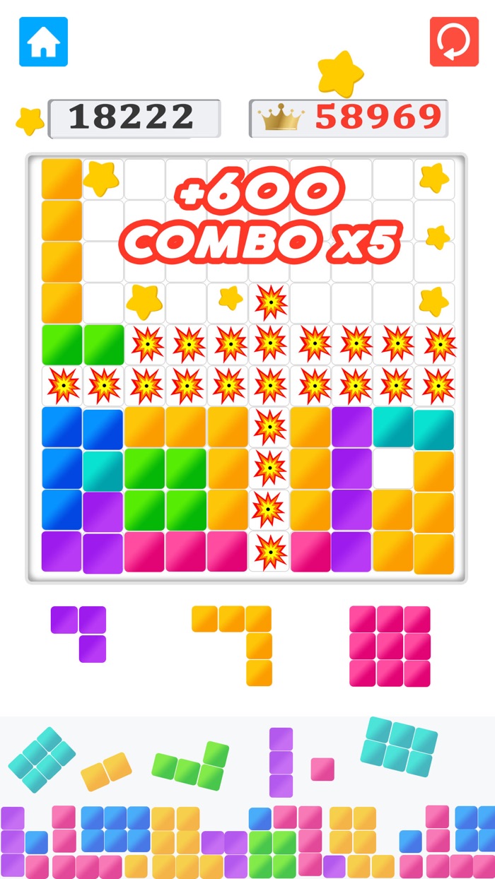 Puzzle Blocks Color Tiles Game