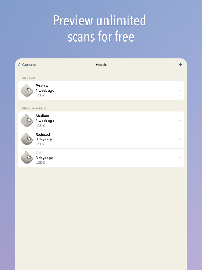 Modelified — 3D Capture