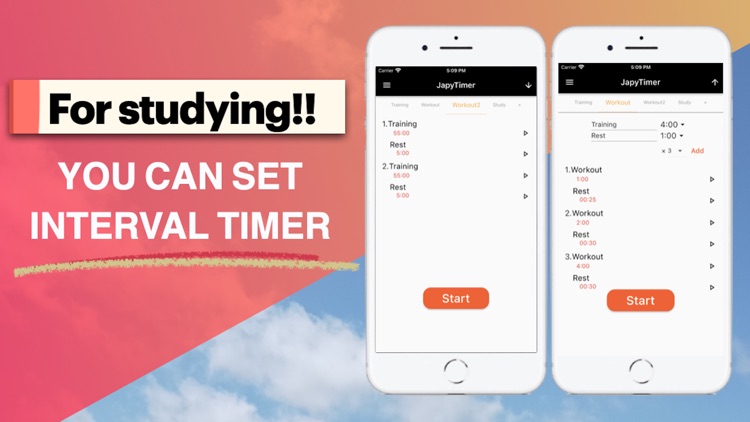 Studying timer: pomodoro study