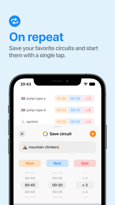 Circuit – HIIT Timer iphone images
