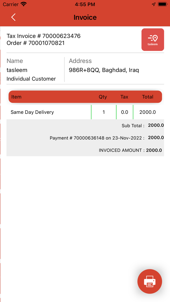 Tasleem Courier Merchant