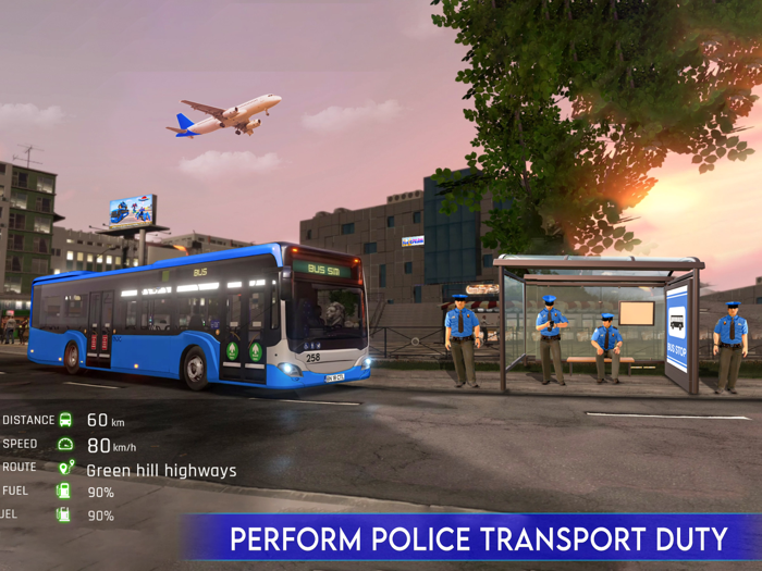 경찰 버스 시뮬레이터 게임 2023