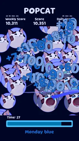 Game screenshot PopCat Slash apk