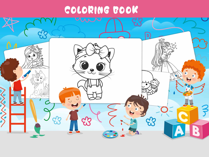 Coloring Book color  paint