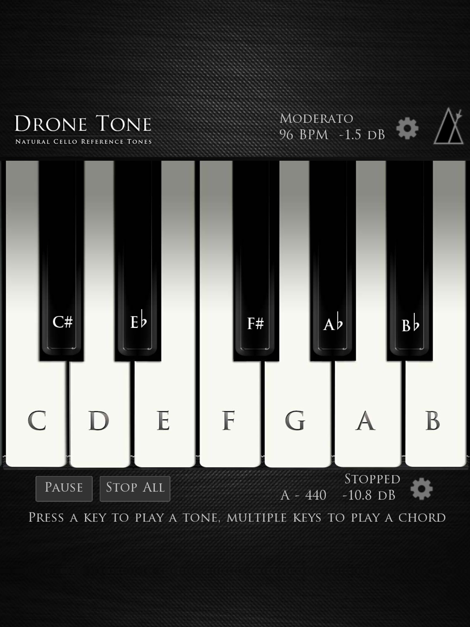 DroneTone Concertmaster screenshot 2
