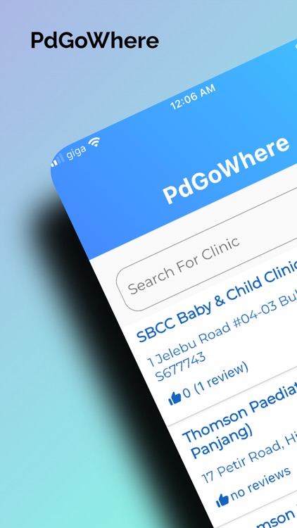 PdGoWhere - Find Paediatrician