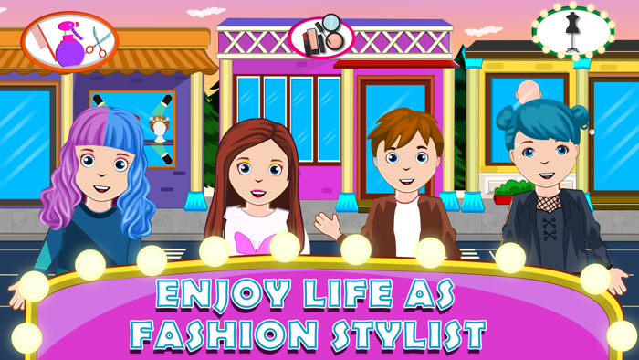 Pretend Town Girls Hair Salon