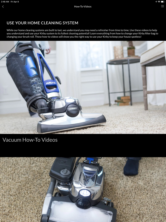 Kirby Vacuum Owner Resources App Price Drops