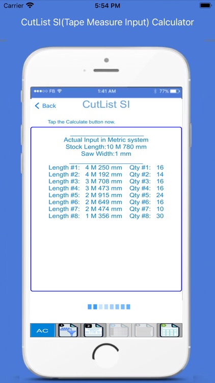 CutList SI Tape Calculator screenshot-7