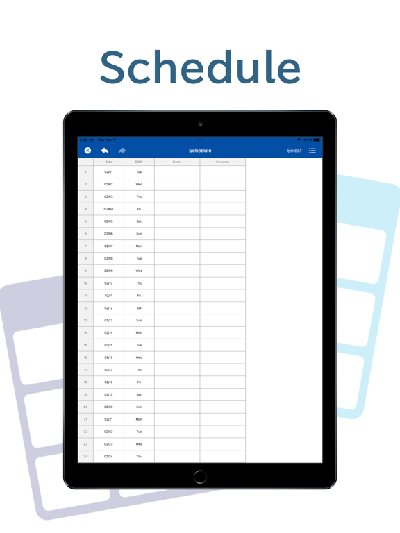 Table Notes Spreadsheet maker screenshot 2