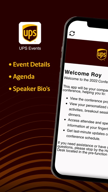 UPS Events App