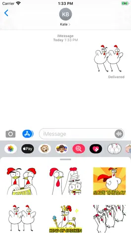 Game screenshot Chicken Bro 24 Sticker Pack apk