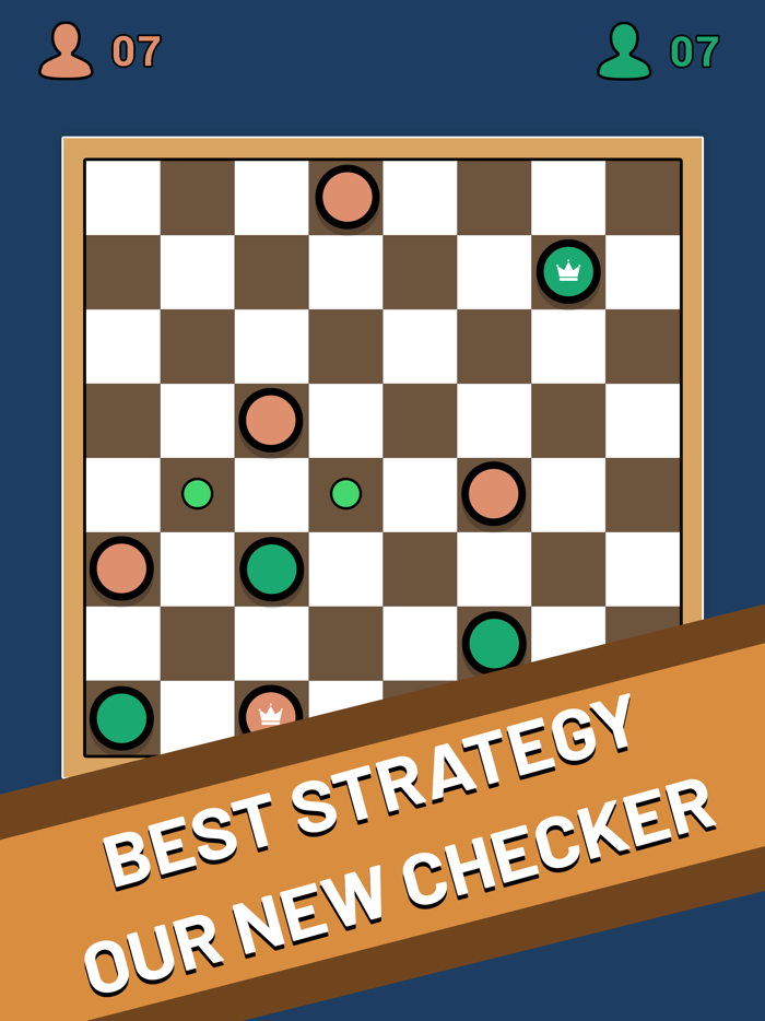 American Checkers Board game
