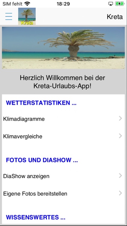 Kreta Urlaubs App