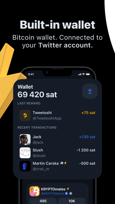 Tweetoshi - Twitter & Bitcoin screenshot 4